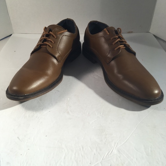 Joseph Abboud “Greyson” Brown Leather Oxford Shoe main image 7